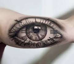 Clock Eye Tattoo By Pol Tattoo Post 26271 Eyeball Tattoo Eye Tattoo Clock Tattoo