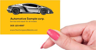 Business cards are small, so only include the most important details. Automotive Business Cards Free Designs Printelf
