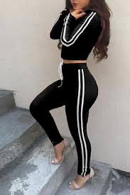 Calça Jeans Com Moletom Do Lado Compre Conjunto Calca Ribana E Cropped Listra Lateral Ufashionshop Moletom Feminino Roupas Calca Moletom Feminina