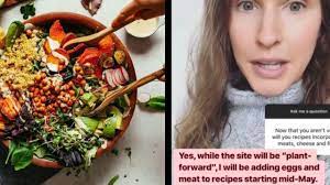 Leading vegan blogger Minimalist Baker will now use meat and eggs, and  people are furious | Totally Vegan Buzz