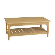Rustic square farmhouse coffee table with square legs. New England Coffee Table Collingwood Batchellor