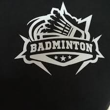 La version ancienne du logo a été composée d'un bouclier ovale divisé en cinq bandes verticales (deux. Badminton Sport Flocage Association Activite Passion Loisi Olahraga Desain
