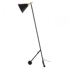 They were a bit challenging to put crafted of metal, it features a round base and a slender tubular body in a sleek gold/blackened steel. Mano Black Andamp Gold Floor Lamp Black Clanbay Cb18425 5511330