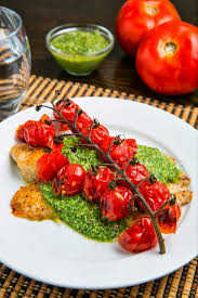 Summer Recipes Recipes Pesto Tilapia Tomato Recipes