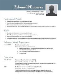 You can download and modify this template for. Free Resume Template By Hloom Com Microsoft Word Resume Template Resume Template Free Resume Templates