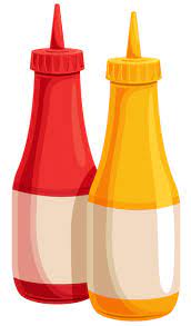 Ketchup And Mustard Bottles Png Clipart Image Food Poster Design Clip Art Cooking Art