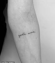 (psalm 2:12) she will not conform to the pattern of the world but will be transformed by the renewing of her mind. Religious Fans Are Upset About Leann Rimes S New Gods Work Tattoo Daily Mail Online