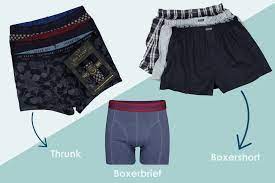 Wat Is Het Verschil Tussen De Boxershort Boxerbrief En Trunk Raadpleeg De Kennisbank Van Hemdvoorhem Nl