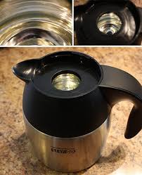 If you wish to 'purge' the coffee maker, use a water and vinegar. Household Chore Tips Everyday Made Easy Coffee Pot Cleaning Coffee Thermos Clean Pots