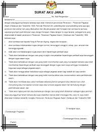 Contoh surat perjanjian jual beli 15. Surat Akujanji Dokterandalan