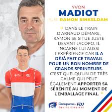 J'ai retrouvé un mail de 2013 qui me disait que david avait gagné des courses toutes catégories. Yvon Madiot Vous Presente Equipe Cycliste Groupama Fdj Facebook