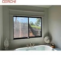 Ventana corredera de aluminio personalizada, puertas y ventanas de vidrio  doble