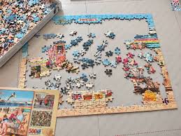 Ceaco dogs beach oversized jigsaw puzzle | seriouspuzzles.com. Review A Day At The Beach 500pc Ravensburger Jigsaw Mama Geek