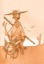 Cowboy Samurai By Theloganmiller On Deviantart Samurai Cowboy Art Samurai Art