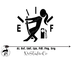 Pin On Gas Gauge Svg Women Empty Gas Svg Svg Funny Svg Svg Files Svg Design Svg File For Circuit Cut File Gas Gauge Woman Decal