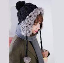 Pin On Knit Winter Hat With Ear Flaps For Women