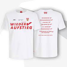 Der vfb stuttgart hat hierzulande sehr viele fans und gehört mit sicherheit auf nationaler ebene zu den beliebtesten und erfolgreichsten vereinen aber nicht nur das vfb stuttgart trikot 2020 kannst du im fanshop von 11teamsports erhalten. Jako Vfb Stuttgart Aufstiegsshirt 2020 164 Kinder 15 99