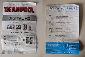 So if it scares you, that's understandable. This Old Deadpool Dvd Instructions Came With An At Home Testicular Cancer Check Mildlyinteresting