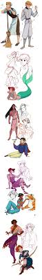 The Best Ones Are Ariel Esmerelda And Merida The Other Ones Well There S A Reason They Are Girls Disney Dessins Disney Dessin Anime