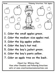 Following Directions Coloring Worksheet Following Directions Coloring Worksheet In 2020 Following Directions Activities Speech Therapy Activities Speech And Language