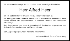 Il est élu au conseil national depuis 2007. Traueranzeigen Von Alfred Heer Stuttgart Gedenkt De