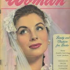 Vintage Juni 1952 American Hairdresser Magazine Bride Ausgabe