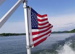 Pontoon boat anchor boast myriad desirable attributes for functionality and durability. This Is Another Example Where The American Flag Is Flying From The Bimini Structure And Is Attached Using Pontoon Boat Pontoon Boat Accessories Fishing Pontoon