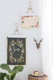 Anthropologie Tips And Advice Diy Calendar Hanging Calendar Diy Hanging