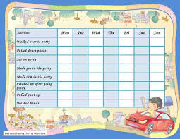 Potty Training Charts For Boys And Girls 39 Printable