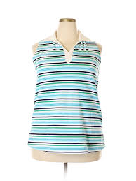 Details About White Stag Women Sleeveless Polo 1x Plus