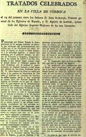 Definición y descripción de tratados de cordoba ofrecido por el diccionario jurídico mexicano (1994), de la suprema corte de justicia de méxico: Tratados De Cordoba 1824 Las Cronicas De Mi Patria Facebook