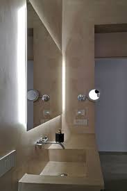Bagno In Microcemento Design Senza Piastrelle In Una Casa A Genova Castelletto Illuminazione Specchio Bagno Illuminazione Bagno Illuminazione Doccia