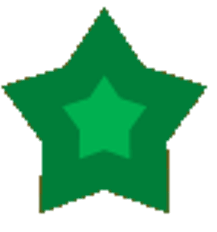 Green Star Blues Clues Gaming Logos Mickey