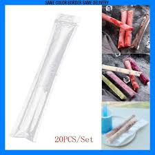 Harini saya nak kongsikan resepi aiskrim malaysia yang tengah hot sekarang iaitu aiskrim choki malaysia. 20 Pcs Plastik Aiskrim Jenis Ziplock Ice Popsicle Plastic Mold Shopee Malaysia