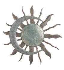 Recycled Metal Moon And Sun Wall Art Metal Sun Wall Art Moon Wall Art Sun Wall Decor