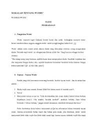 Lakukan tata cara wudhu seperti biasa dilakukan sebelum melakukan sholat. Makalah Tentang Wudhu Bab 2 Dan Kesimpulan