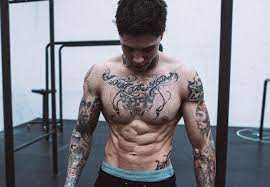How To Eat To Get Shredded By Thenx Intermittent Fasting Fitnish Com Chris Heria Tattoos Inked Men