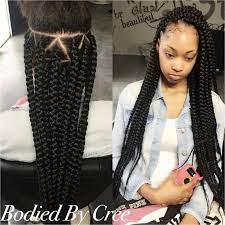 Jumbo Box Braids Triangle Parts Boxbraids Bigboxbraids Smallboxbraids Longboxbraids Jumbo Box Braids Box Braids Hairstyles Long Box Braids Jumbo Box Braids