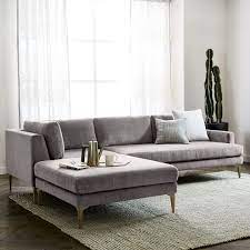 Andes 3 Piece Chaise Sectional Trendy Living Rooms Home Living Room Decor