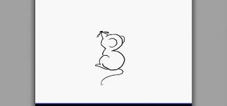 How To Draw A Cartoon Mouse From The Number 3 Mouse Drawing Mouse Sketch Draw