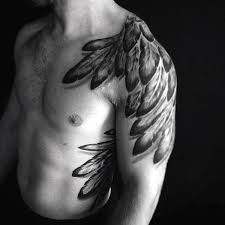 Guide that provides tattoo ideas for men & women, designs, facts and recommendation on how to heal & protect your tattoos from scabbing and other problems. 47 Remarkable Angel Tattoos To Protect And To Bless Wing Tattoo Men Wings Tattoo Shoulder Blade Tattoo