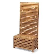 Sichtschutzbank Akazie Fsc 100 B 80cm X H 170cm Natur In 2020 Mit Bildern Kleines Balkon Dekor Sichtschutz Balkon Sichtschutz Bambus