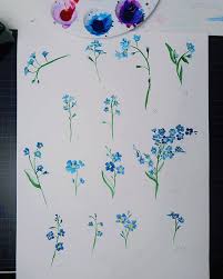 Schmücken sie sich mit diesen schönen, blauen vergiss mein nicht blumen. Neue Vergissmeinnicht Sind Da Wer Eins Oder Mehrere Mochte Schnell Melden Am Beste Dm Mi Blue Flower Tattoos Small Flower Tattoos Forget Me Not Tattoo