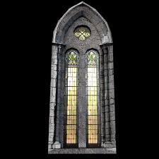 Medieval Castle Stained Glass 3d Max Stained Glass Medieval Castle Stained Glass Angel