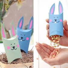 Susse Diy Osterhasen Schachtel Aus Einer Klorolle Ostern Geschenke Basteln Osterhase Basteln Ideen Ostern