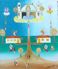 serie aparicoes justica divina acrilica s tela 38x46 artista manoel soares magalhaes artistas pablo picasso aparicao