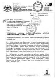 Kelulusan Urusan Perkhidmatan Spp Edaran