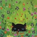 Kitten on the garden