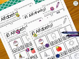 You will listen to the pronunciation of the letters, as well as examples of . Spanish Alphabet Literacy Center For Kids Look We Re Learning