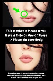 Moles are caused by melanin growing in clusters or clumps. This Is What It Means If You Have A Mole On One Of These 7 Places On Your Body Omg Signs Awareness Intersting Moles On Face Body Skin Care Body